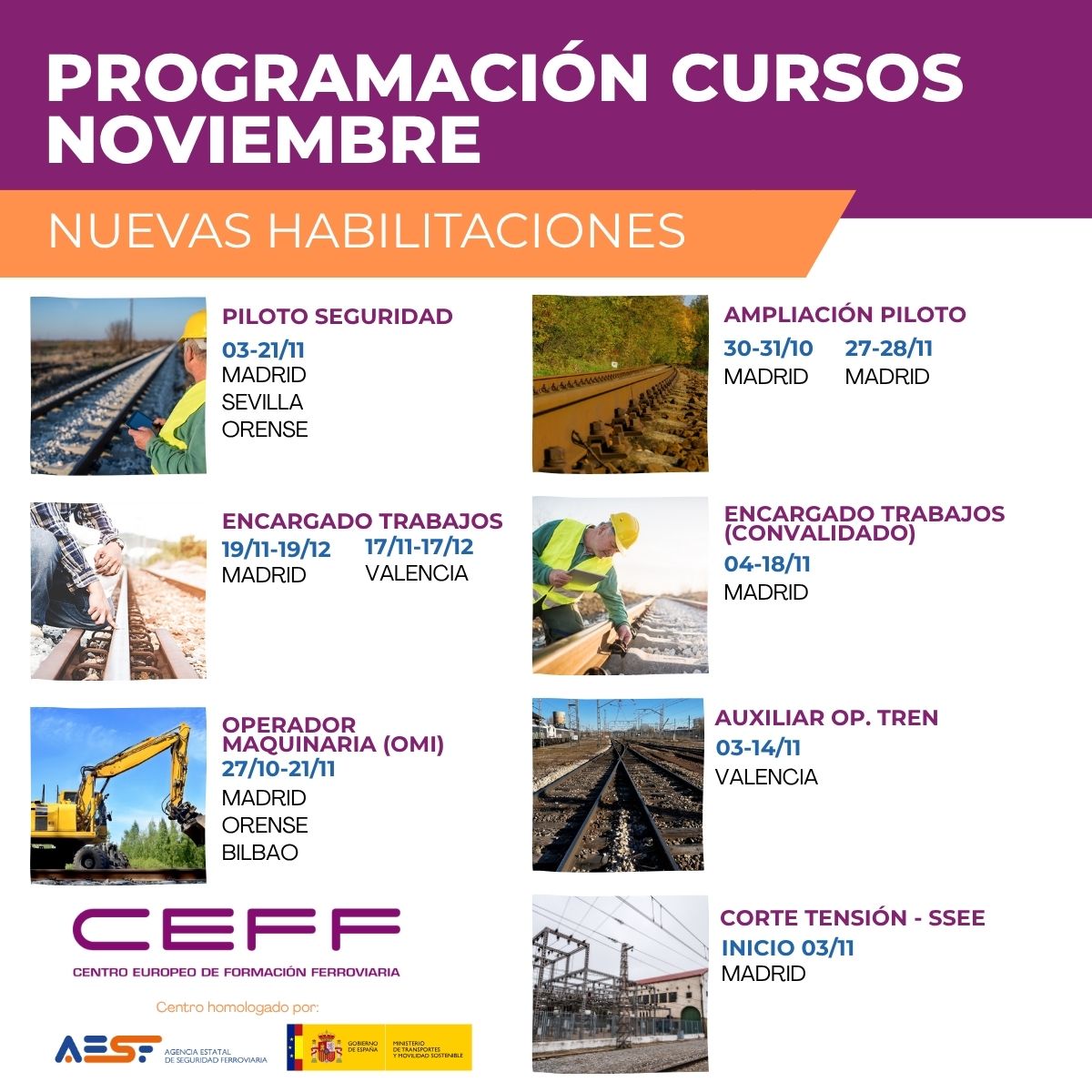 Programación CEFF Noviembre 2025